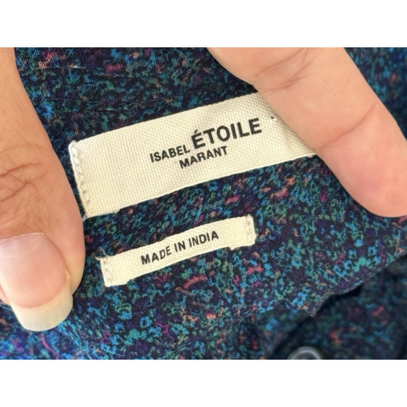 Isabel Marant Etoile Blouse Long Sleeve Top French Girl Romantic 36 EU, 6 US - Picture 5 of 8